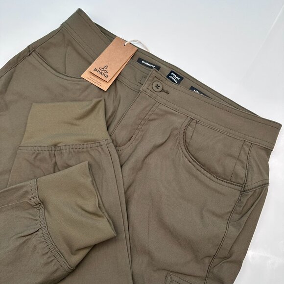 prAna Women's Halle Jogger II Standard Fit‎ Pant, Size 6 Regular, Slate Green - Picture 1 of 14